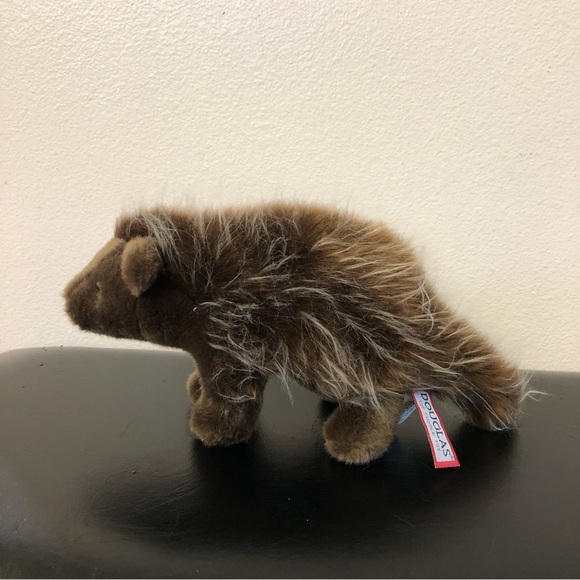 Percy 12" Porcupine by Douglas Cuddle stuffed animal plush brown quill - Picture 3 of 6